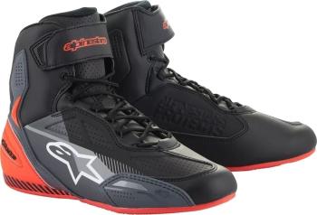 Alpinestars Faster-3 Shoes Black/Grey/Red Fluo 42 Topánky