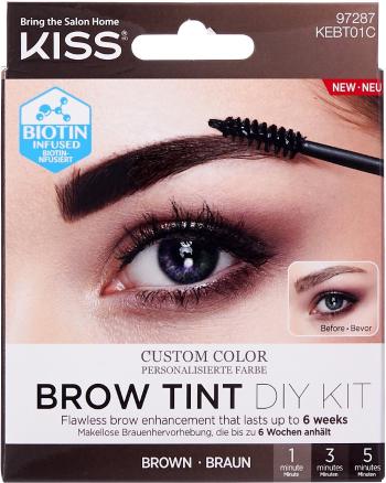 Szempillaspirál KISS Brow Tint Kit - Brown