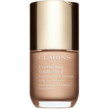 Clarins Everlasting Youth Fluid rozjasňující make-up SPF 15 odstín 107 Beige 30 ml