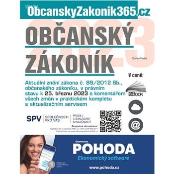 Občanský zákoník 2023 s komentářem změn (999-00-037-1666-8)