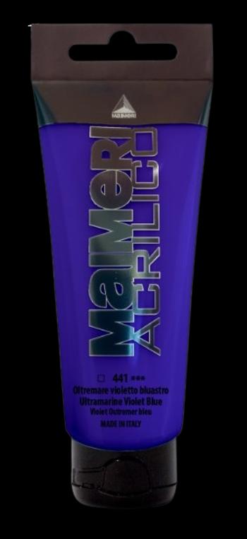MAIMERI ACRILICO - Akrylové farby 441 - ultramarine violet blue, 0,075 L