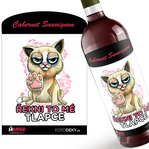 Víno Řekni to mé tlapce (Druh Vína: Červené víno)
