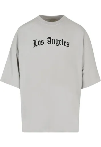 Mr. Tee Los Angeles Wording New Huge Tee lightasphalt - XXL