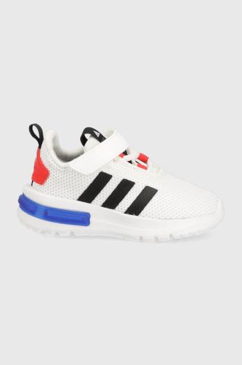 Dětské sneakers boty adidas RACER TR23 EL I bílá barva