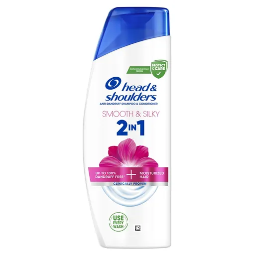 Head & Shoulders Vyhlazující šampon a kondicionér 2v1 Smooth & Silky (Anti-Dandruff Shampoo & Conditioner) 330 ml