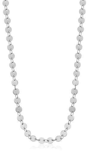 S'Agapõ Dlouhý penízkový náhrdelník z oceli Chunky SHK87