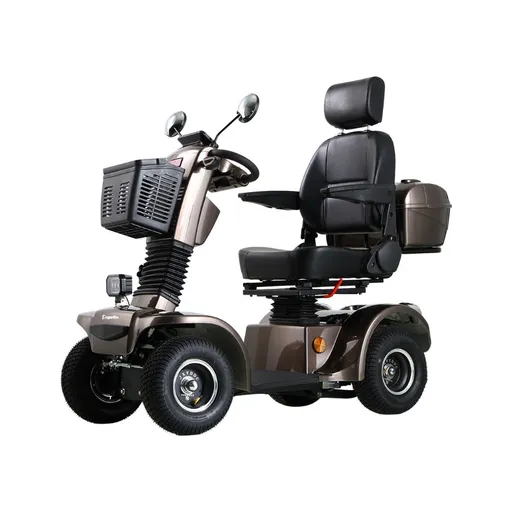 Elektrický čtyřkolový vozík inSPORTline Thodor hnědá