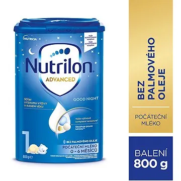 Nutrilon 1 Advanced Good Night počáteční mléko 800 g (8590340134241)