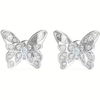 Guess Půvabné ocelové náušnice Motýlci Chrysalis JUBE04108JWRHT/U