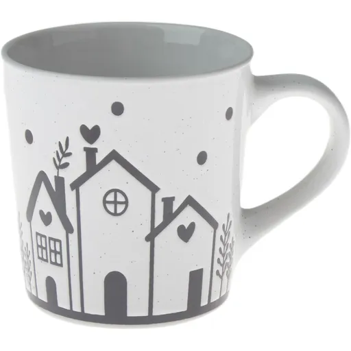 Keramický hrnek Domečky II, 470 ml