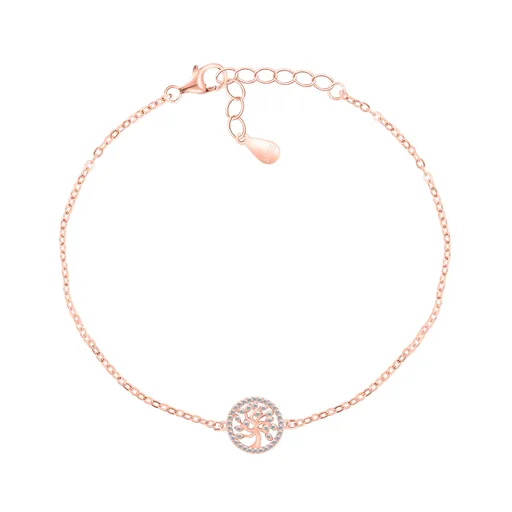 Brilio Silver Oblíbený bronzový náramek Strom života BRC55R