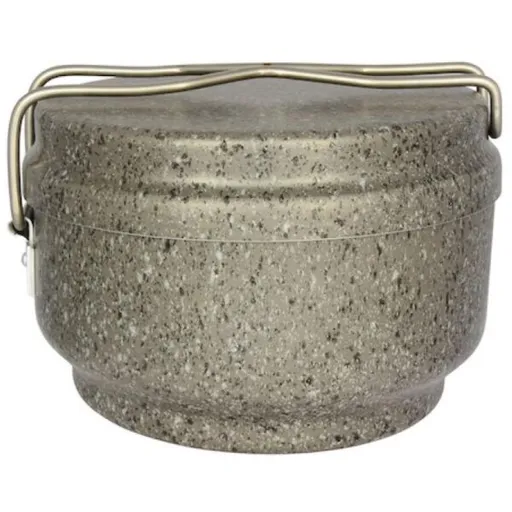 ALB STONE Třídílná sada ešusu, šedá, velikost