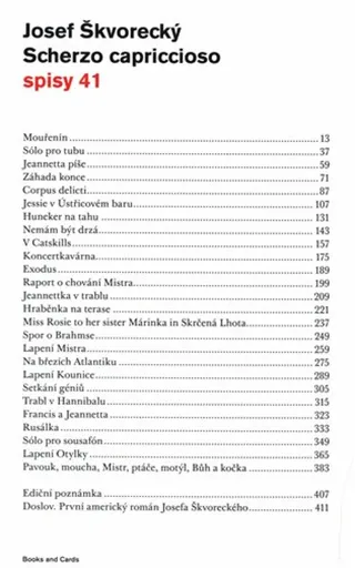 Scherzo capriccioso - Josef Škvorecký