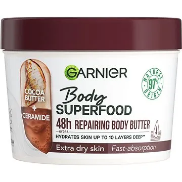 GARNIER Body Superfood tělové máslo s kakaem 380 ml (3600542470483)