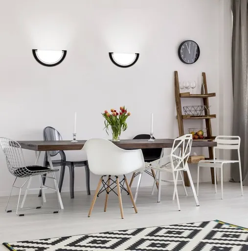 Stropní svítidlo stropní 1/2 1xE27 30cm WENGE STANDARD