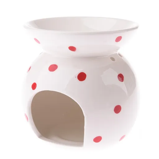 Porcelánová aromalampa Abuela bílá,  9,8 x 12,5 cm