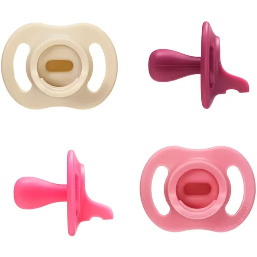 Tommee Tippee Ultra Light Stay Put 6-18 m dudlík Girl 4 ks