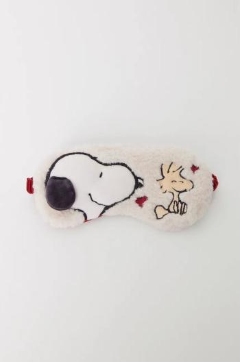 Čelenka na spaní women'secret SNOOPY béžová barva, 1378894