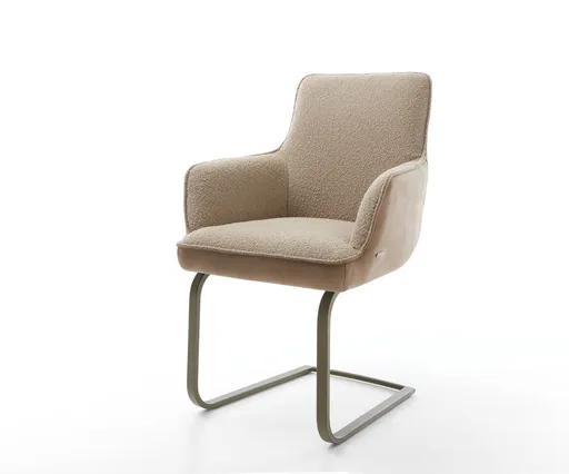 Jídelní židle Heira-Flex s područkami konzolová podnož plochá