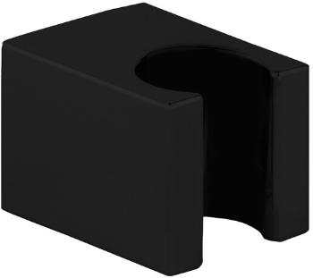 Držiak sprchy SAT na stenu čierna matná SATBSDPHC