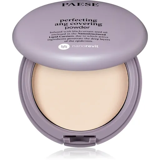 Paese Nanorevit matující pudr pro citlivou pleť odstín 02 Porcelain 9 g