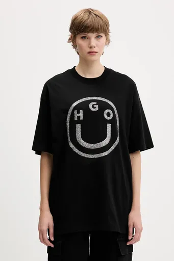 Bavlněné tričko Hugo Blue Oversized_tee_B_6