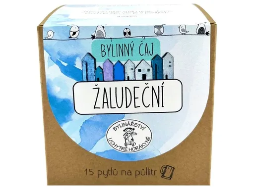 Porcovaný bylinný čaj "Žaludeční" - 45g (15x3g)- Bylinářství U Chytré horákyně