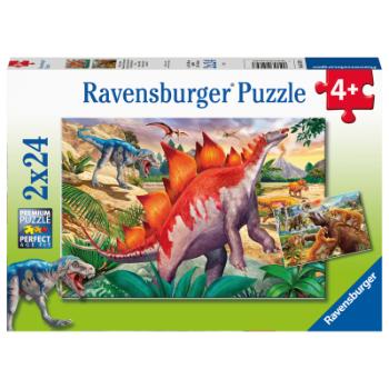 Puzzle Svět dinosaurů 2x24 dílků