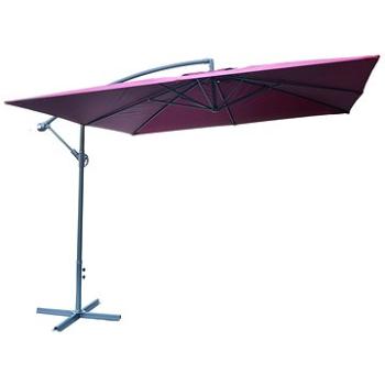 ROJAPLAST Slunečník zahradní 8080 270 x 270 cm bordo (601/10)