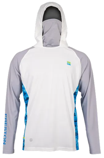 Preston innovations tričko performance hooded sun shirt upf-40 - xxxl