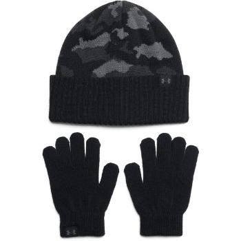 Under Armour BEANIE COMBO Set čepice a rukavice, černá, velikost