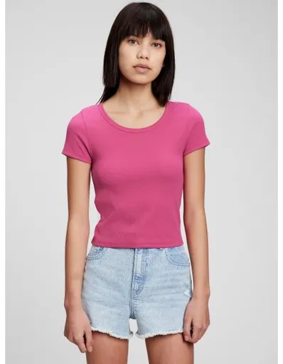 Teen žebrované tričko