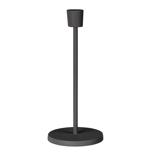 HIGHLIGHT Svícen na dlouhou svíčku 24 cm - černá