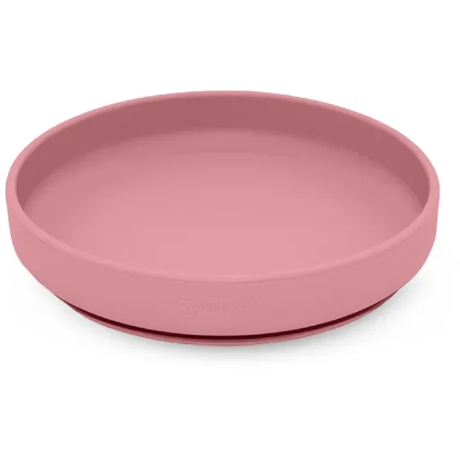 Petite&Mars Take&Match Silicone Plate talíř s přísavkou Dusty Rose 6 m+ 1 ks