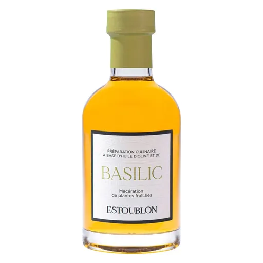 Extra panenský olivový olej 200 ml, bazalka, Estoublon