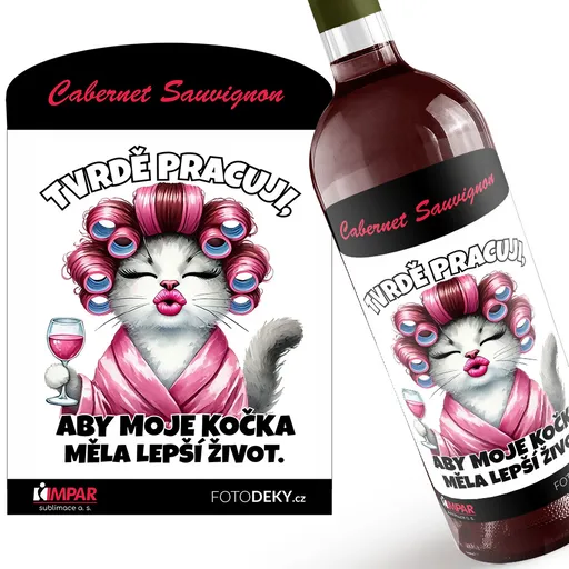 Víno Lepší život – kočka (Druh Vína: Červené víno)