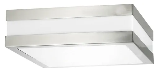 Rabalux venkovní stropní svítidlo Stuttgart E27 2x MAX 11W saténová chromová IP44 8227