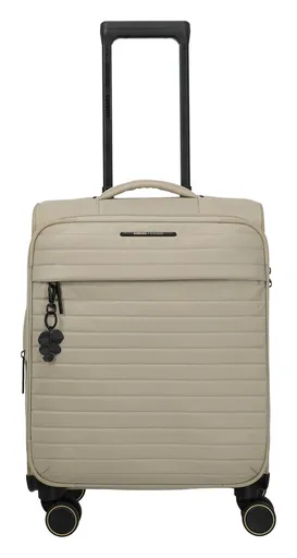 Textilní palubní kufr Travelite BARBARA Stepp S Satin nude