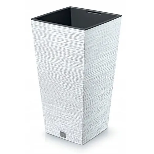 Květináč FURU SQUARE 29,5 cm, bílá, 29,5 cm