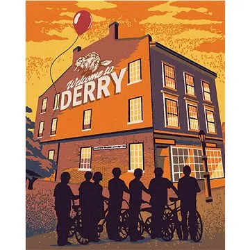 Zuty - Vítejte v derry (to), 40×50 cm (HRAwlmal397nad)