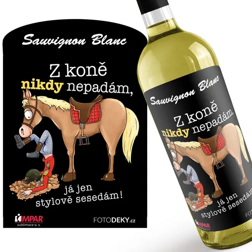 Víno Z koně nepadám (Druh Vína: Bílé víno)
