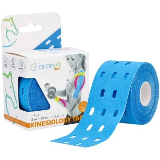 BronVit SPORT KINESIO TAPE Kinesio tejp, modrá, velikost