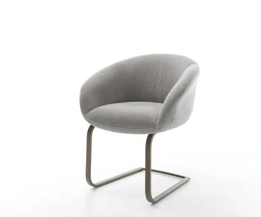 Jídelní židle Vinka-Flex s područkami strukturovaná látka Měkký