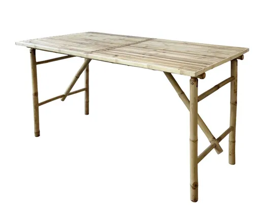 Přírodní bambusový stůl Bamboo Lyon - 150*80*76 cm Chic Antique