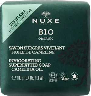 Nuxe Tuhé mýdlo na obličej a tělo Bio Organic Invigorating (Superfatted Soap) 100 g