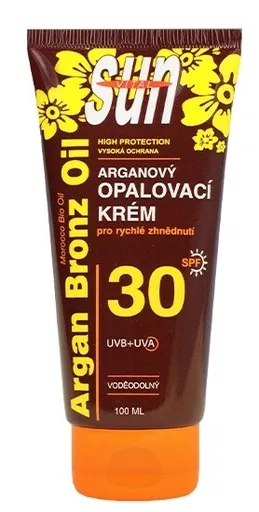 Opalovací krém s BIO arganovým olejem SPF 30