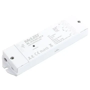 McLED RF přijímač - řízení jasu, CCT, RGBW, 4 kanály, 4x 5A, 12-36V (ML-910.041.22.0)