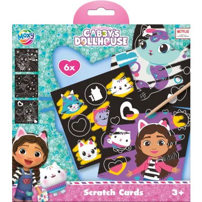 Vyškrabávací obrázky Gábinčin kouzelný domeček 6 ks