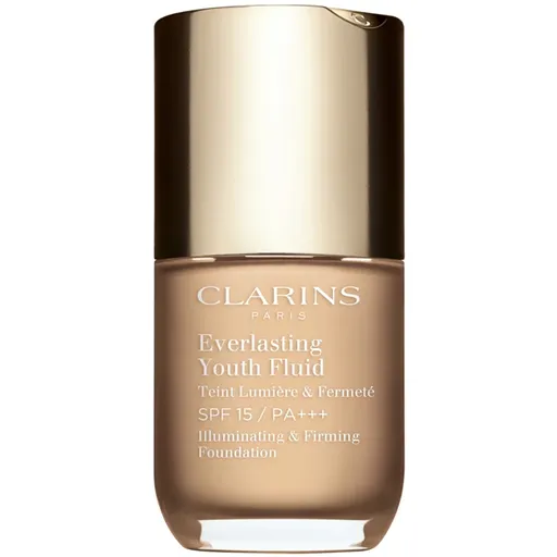 Clarins Everlasting Youth Fluid Foundation rozjasňující make-up SPF 15 odstín 105.5 Flesh 30 ml