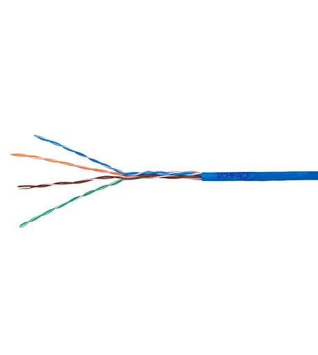 Kabel U/UTP Cat5e AWG24 PVC Eca modrý 305m